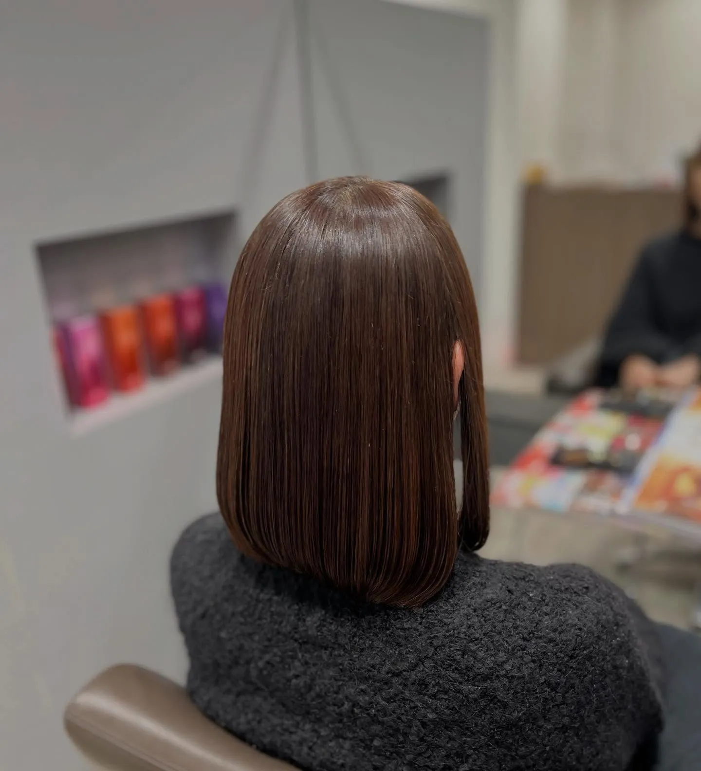 1年ぶりの縮毛矯正