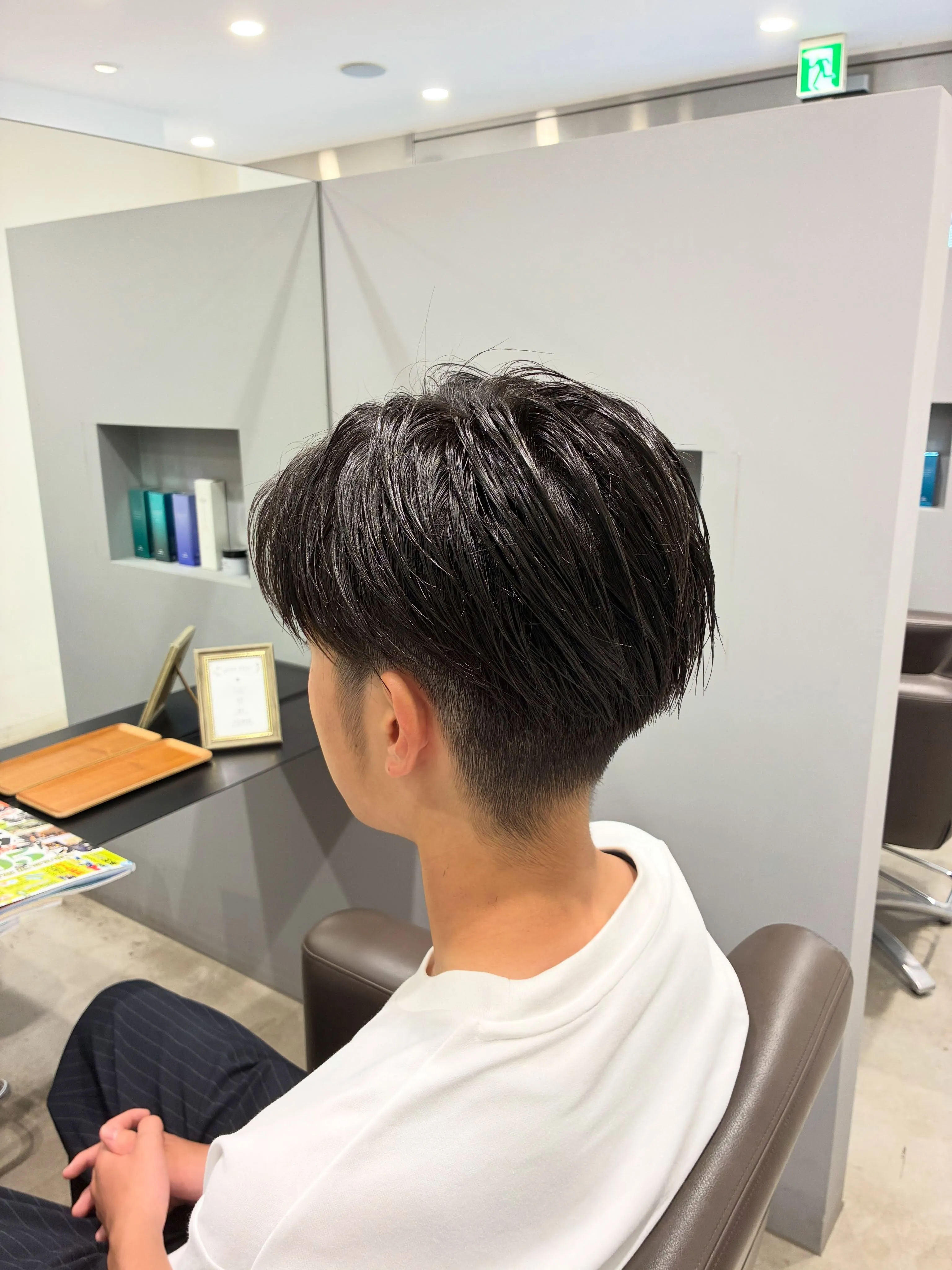 夏のツーブロック